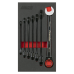 7pc Premier Black Ratchet Spanner Set